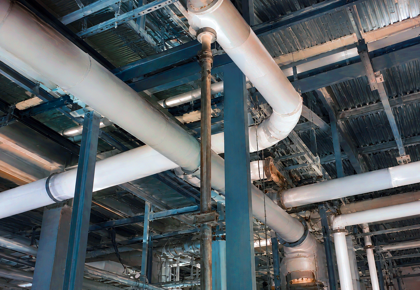 RGB view of the same pipe run